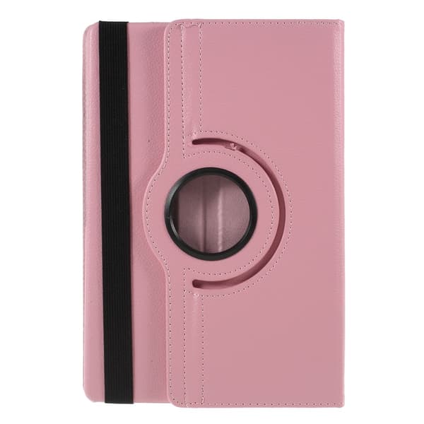 SKALO Samsung Tab S6 Lite 360 Litchi Flip Cover - Pink