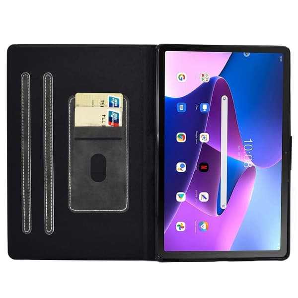 SKALO Lenovo Tab M10 FHD Plus 10.3" PU-læder Flip Cover - Grå