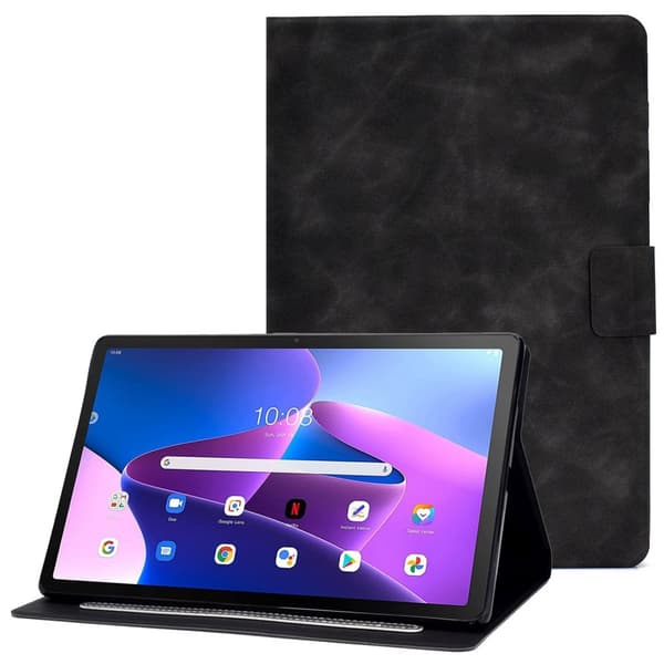 SKALO Lenovo Tab M10 FHD Plus 10.3" PU-læder Flip Cover - Grå