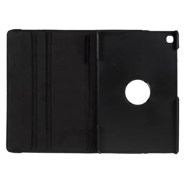 SKALO Samsung Tab S6 Lite 360 Litchi Suojakotelo - Musta