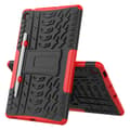 Pikkukuva 9 / 9: SKALO Samsung Tab S6 Lite Armor Tire Hybrid Suojakuori - Punainen