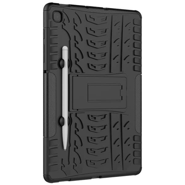 SKALO Samsung Tab S6 Lite Armor Dæk Hybrid Cover - Sort
