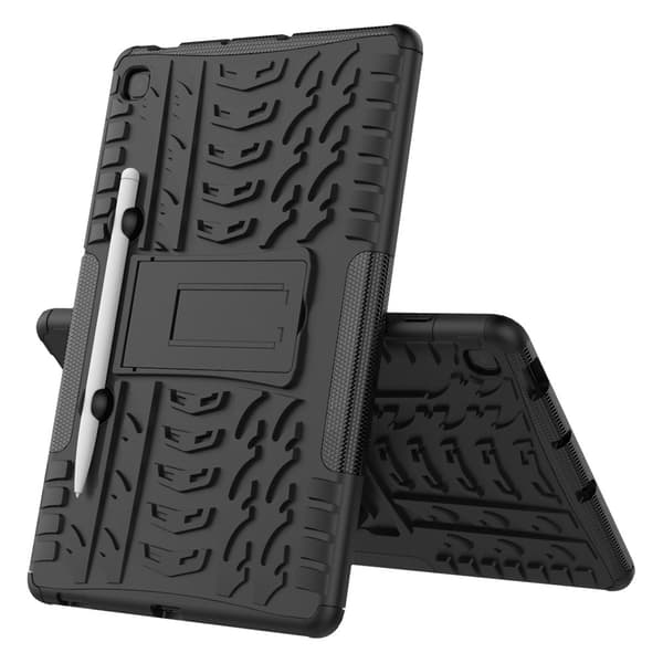 SKALO Samsung Tab S6 Lite Armor Dæk Hybrid Cover - Sort
