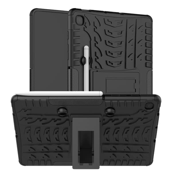 SKALO Samsung Tab S6 Lite Armor Dæk Hybrid Cover - Sort