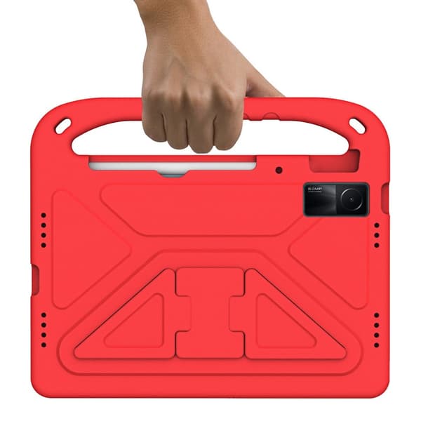 SKALO Xiaomi Redmi Pad Barnskal med handtag och ställ - Röd