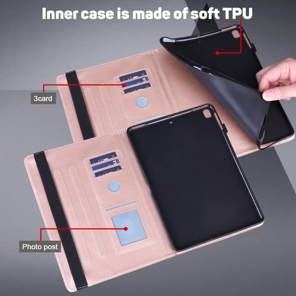 SKALO Xiaomi Redmi Pad Mandala Suojakotelo - Ruusukulta