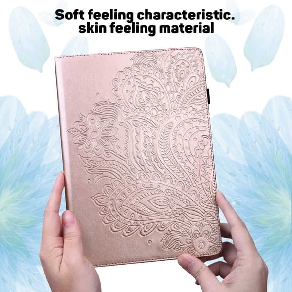 SKALO Xiaomi Redmi Pad Mandala Suojakotelo - Ruusukulta