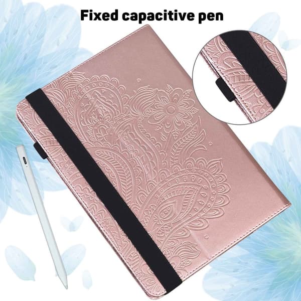 SKALO Xiaomi Redmi Pad Mandala Suojakotelo - Ruusukulta