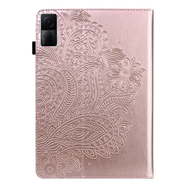 SKALO Xiaomi Redmi Pad Mandala Suojakotelo - Ruusukulta