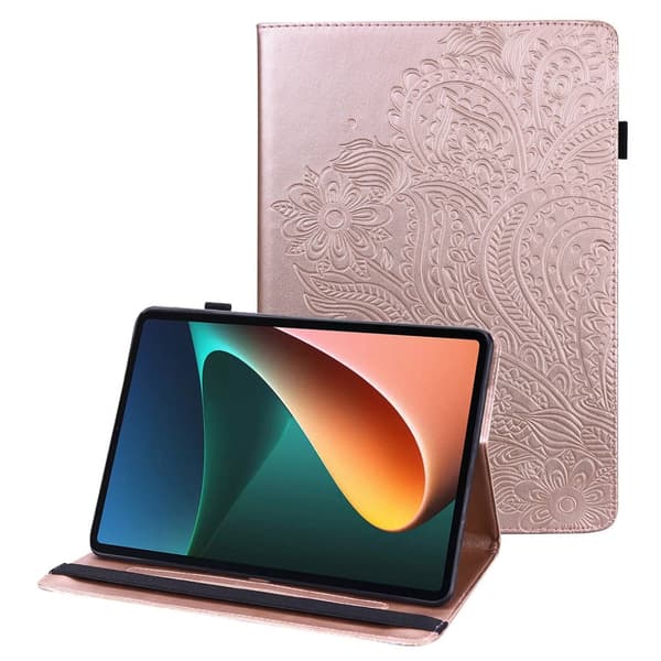 SKALO Xiaomi Redmi Pad Mandala Suojakotelo - Ruusukulta