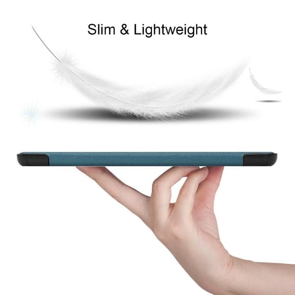 SKALO Samsung Tab S7 FE Trifold Flip Cover - Grøn