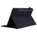 Pikkukuva 5 / 8: SKALO Samsung Tab S8 Ultra PU-nahkainen lompakkokotelo, jossa on kynäosasto - Musta