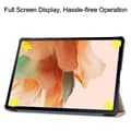 Pikkukuva 5 / 8: SKALO Samsung Tab S7 FE Trifold Suojakotelo - Ruusukulta