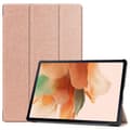 Pikkukuva 1 / 8: SKALO Samsung Tab S7 FE Trifold Suojakotelo - Ruusukulta