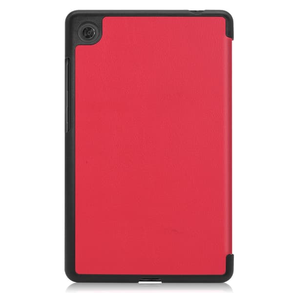SKALO Lenovo Tab M7 (Gen 2/3) Trifold Flip Cover - Rød