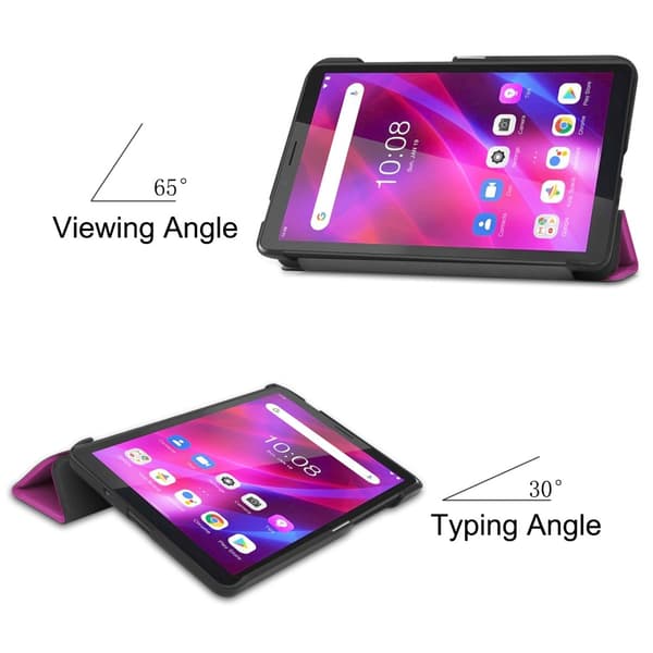 SKALO Lenovo Tab M7 (Gen 2/3) Trifold Fodral - Lila