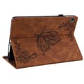 Pikkukuva 4 / 6: SKALO Lenovo Tab M7 (Gen 3) Mandala Butterfly Suojakotelo - Ruskea