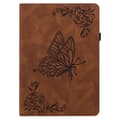 Pikkukuva 5 / 6: SKALO Lenovo Tab M7 (Gen 3) Mandala Butterfly Suojakotelo - Ruskea