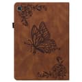 Pikkukuva 6 / 6: SKALO Lenovo Tab M7 (Gen 3) Mandala Butterfly Suojakotelo - Ruskea