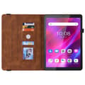 Pikkukuva 2 / 6: SKALO Lenovo Tab M7 (Gen 3) Mandala Butterfly Suojakotelo - Ruskea