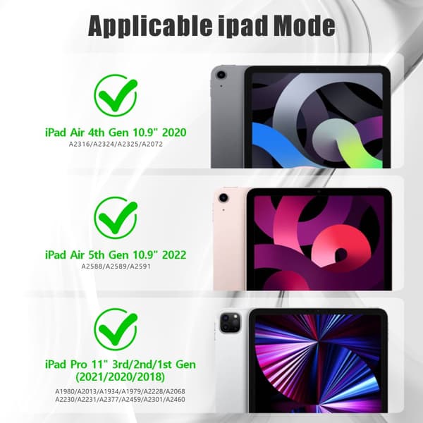 SKALO iPad Pro 11" Extra Shockproof Armor Iskunkestävä kuori - Musta