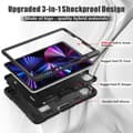 Pikkukuva 2 / 7: SKALO iPad Pro 11" Extra Shockproof Armor Iskunkestävä kuori - Musta