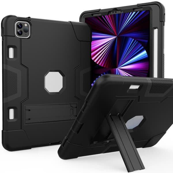 SKALO iPad Pro 11" Extra Shockproof Armor Iskunkestävä kuori - Musta
