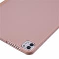 Pikkukuva 4 / 8: SKALO iPad Pro 12.9 (Gen 4/5/6) Trifold Suojakotelo - Ruusukulta