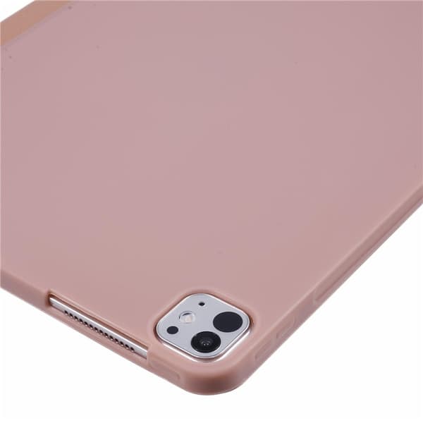 SKALO iPad Pro 12.9 (Gen 4/5/6) Trifold Suojakotelo - Ruusukulta