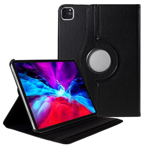SKALO iPad Pro 11" 360 Litchi Fodral - Svart