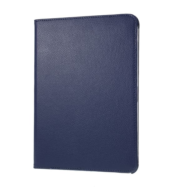 SKALO iPad Pro 12.9 (Gen 4/5/6) 360 Litchi Fodral - Mörkblå