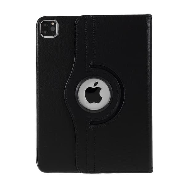 SKALO iPad Pro 12.9 (Gen 4/5/6) 360 Litchi Flip Cover - Sort