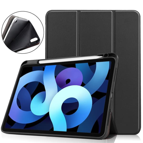 SKALO iPad Air (2020/2022) Trifold Flip Cover - Sort