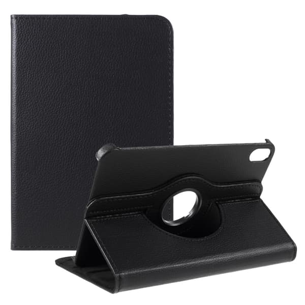 SKALO iPad Mini (2021) 360 Litchi Flip Cover - Sort