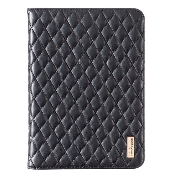 SKALO iPad Mini (2021) BINFEN COLOR Quiltat Fodral - Svart