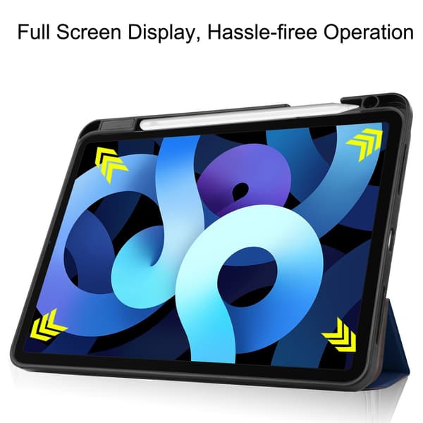 SKALO iPad Air (2020/2022) Trifold Flip Cover - Mørkeblå