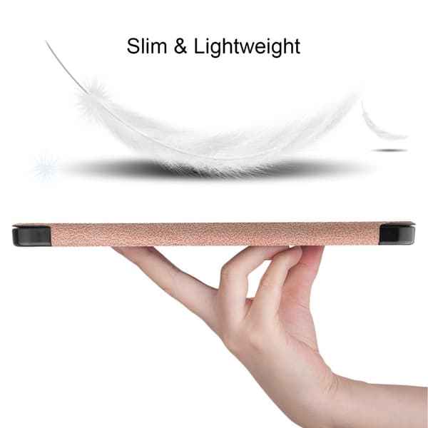 SKALO iPad Air (2020/2022) Trifold Flip Cover - Rosa guld