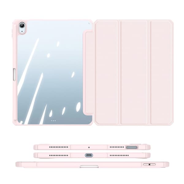 DUX DUCIS iPad Air (2020/2022) TOBY Series Trifold Flip Cover - Pink