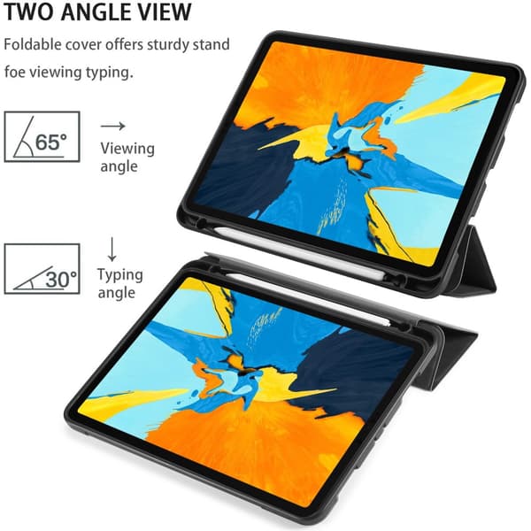 DG MING iPad Air (2020/2022) See Series Trifold Flip Cover - Sort