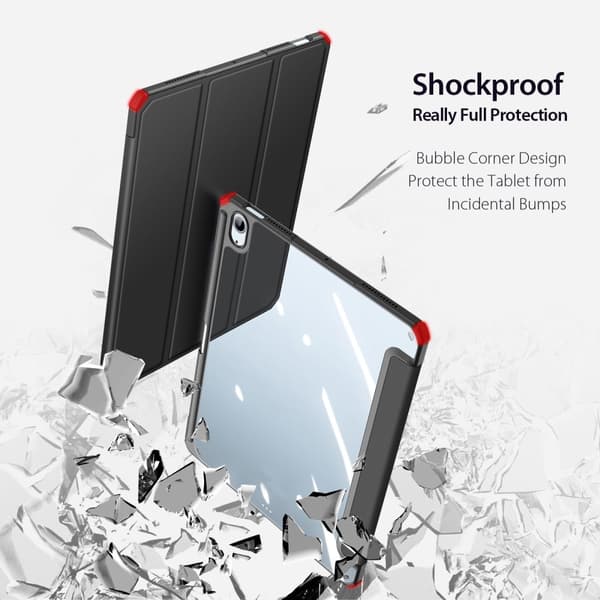 DUX DUCIS iPad Air (2020/2022) TOBY Series Trifold Flip Cover - Sort