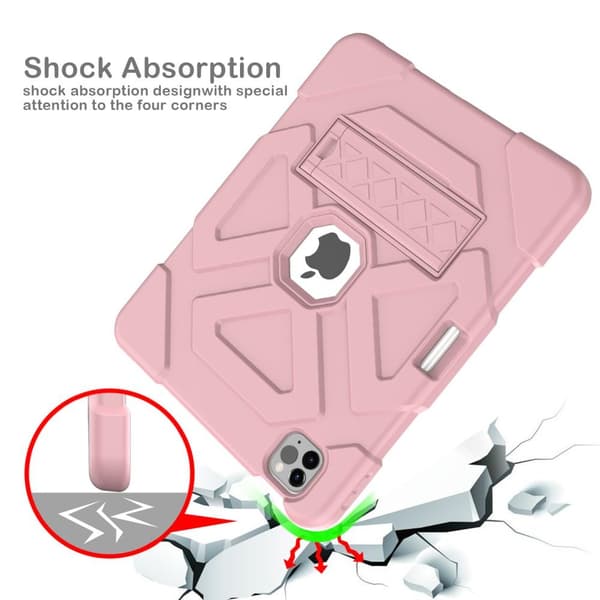 SKALO iPad Air (2020/2022) Extra Stöttåligt Armor Shockproof Skal - Rosa