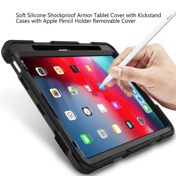 SKALO iPad Air (2020/2022) Extra Shockproof Armor Shockproof Cover - Sort