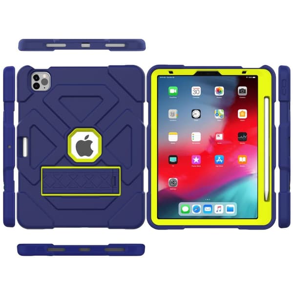 SKALO iPad Air (2020/2022) Extra Shockproof Armor Iskunkestävä kuori - Sininen