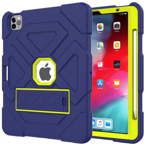 SKALO iPad Air (2020/2022) Extra Shockproof Armor Iskunkestävä kuori - Sininen
