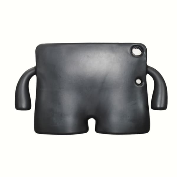 SKALO iPad 10.2 3D Cartoon børns cover - Sort