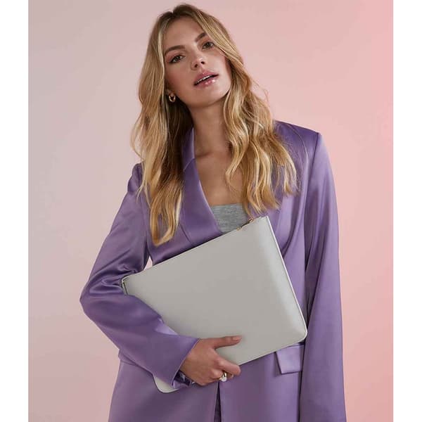 Bagbase Boutique Läder-Look PU dokument ärmen