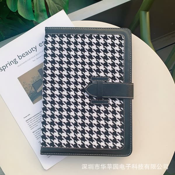 Tablettfodral houndstooth mönster Svart  iPad Mini 6