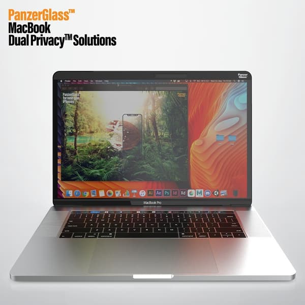 PanzerGlass Macbook Pro 15 Skærmbeskytter Dual Privacy Magnetic