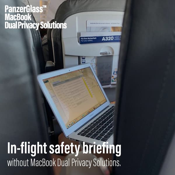 PanzerGlass Macbook Pro 15 Skærmbeskytter Dual Privacy Magnetic