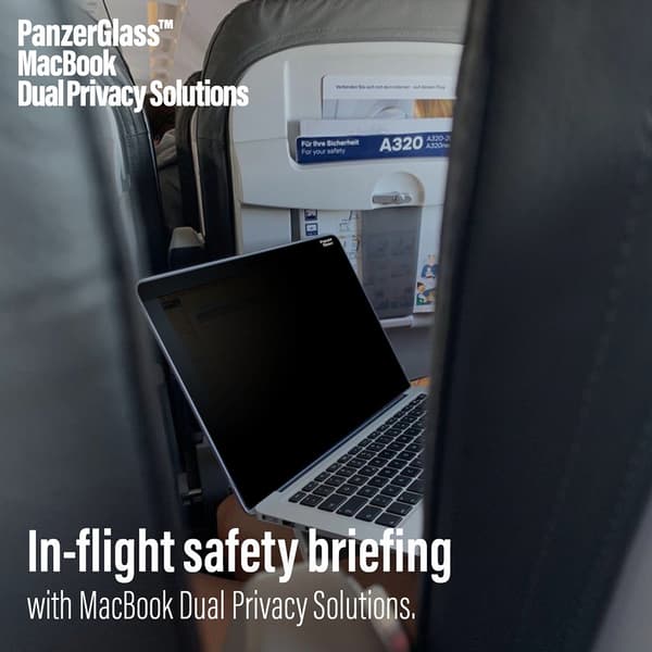 PanzerGlass Macbook Pro 15 Skærmbeskytter Dual Privacy Magnetic